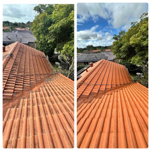 Roof cleaning in Brisbane North