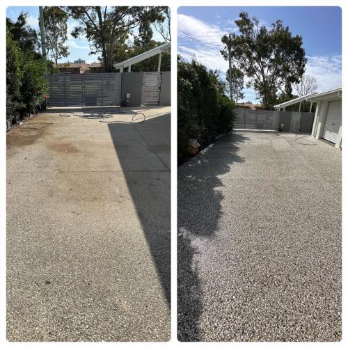 driveway cleaning pressure